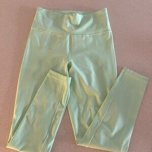 Adidas running leggings in stunning lime green